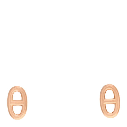 Hermes 18K Rose Gold TPM Farandole Stud Earrings 1 of 4