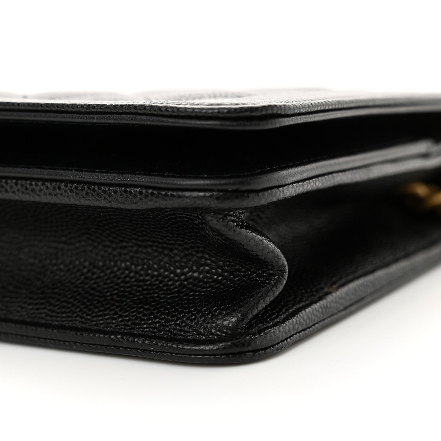 Chanel Caviar Quilted Boy Wallet On Chain WOC Black 11 of 13