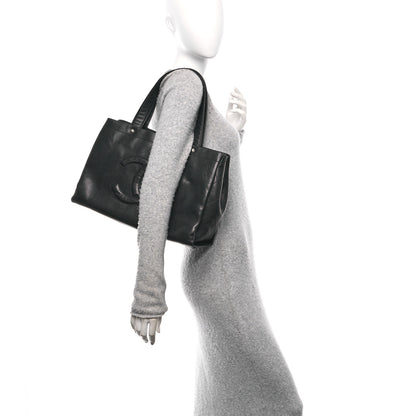 Chanel Caviar Executive Cerf Shopper Tote Black Black 2 of 10