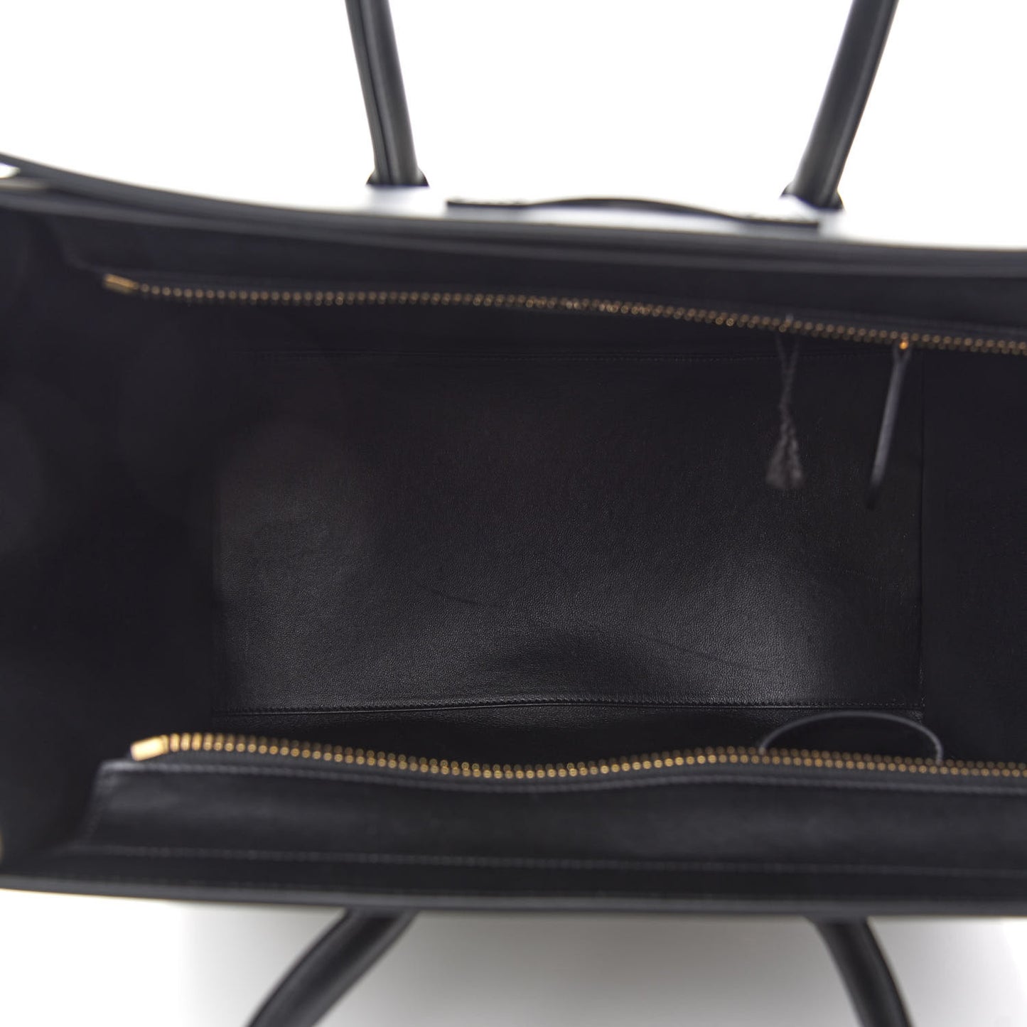 Baby Grained Calfskin Suede Mini Tri-Color Luggage Stone