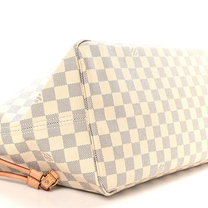 Louis Vuitton Damier Azur Neo Neverfull GM Rose Ballerine 9 of 10