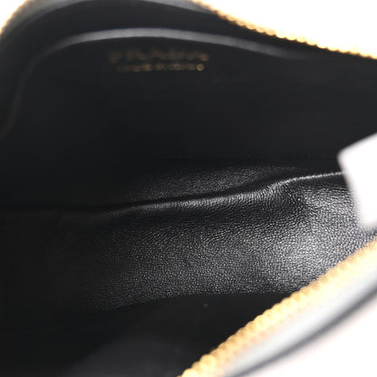 Prada Soft Calfskin Arque Shoulder Bag Granito 5 of 10
