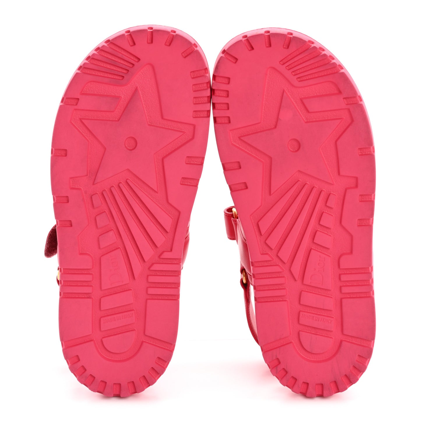 Lambskin Dioract Sandals 39 Raspberry