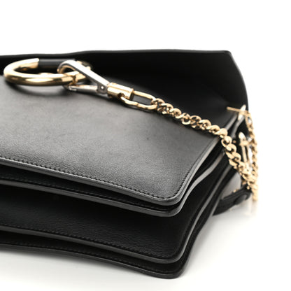 Chloe Suede Calfskin Medium Faye Shoulder Bag Black 7 of 7