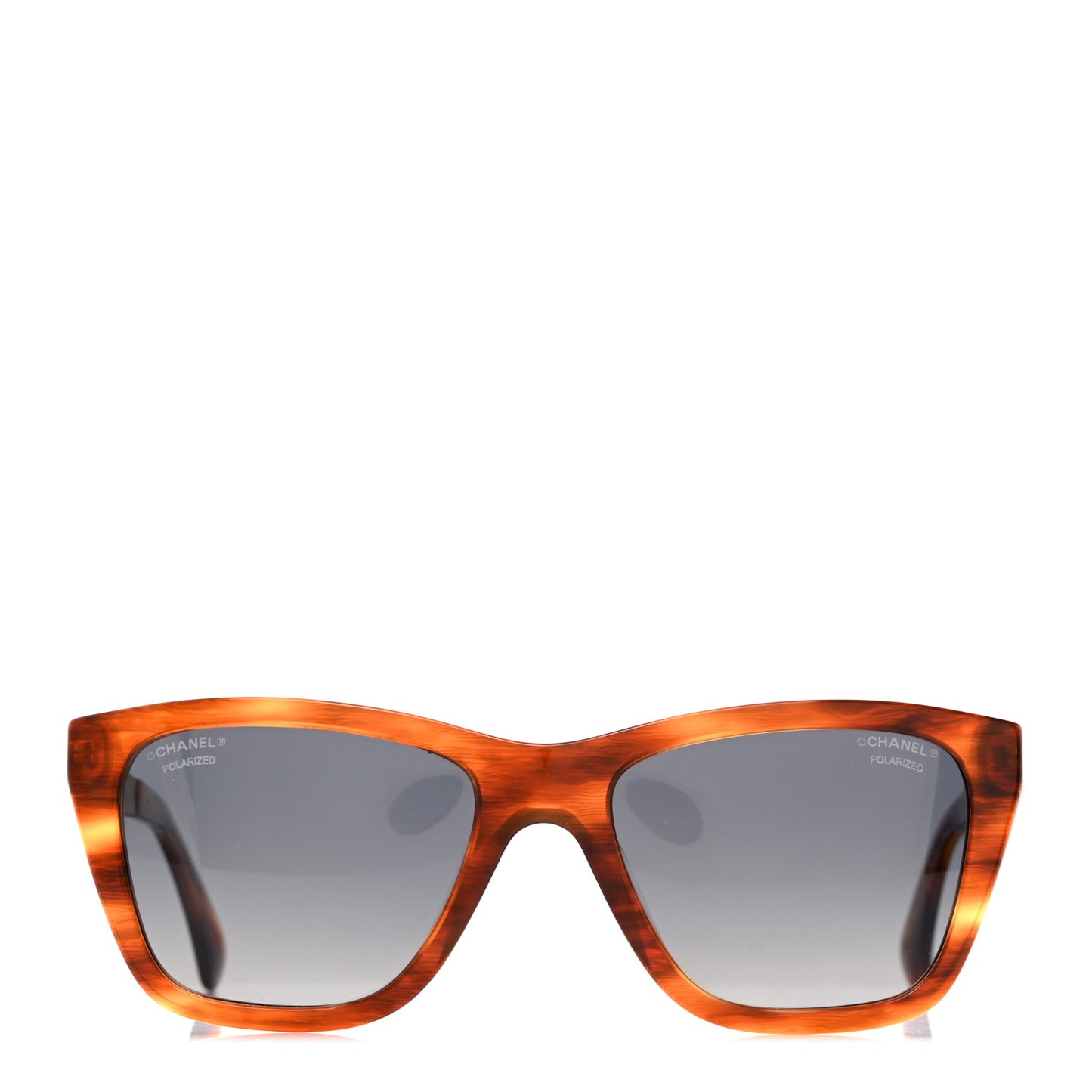Acetate Metal Polarized Rectangle Sunglasses 5442-A Tortoise