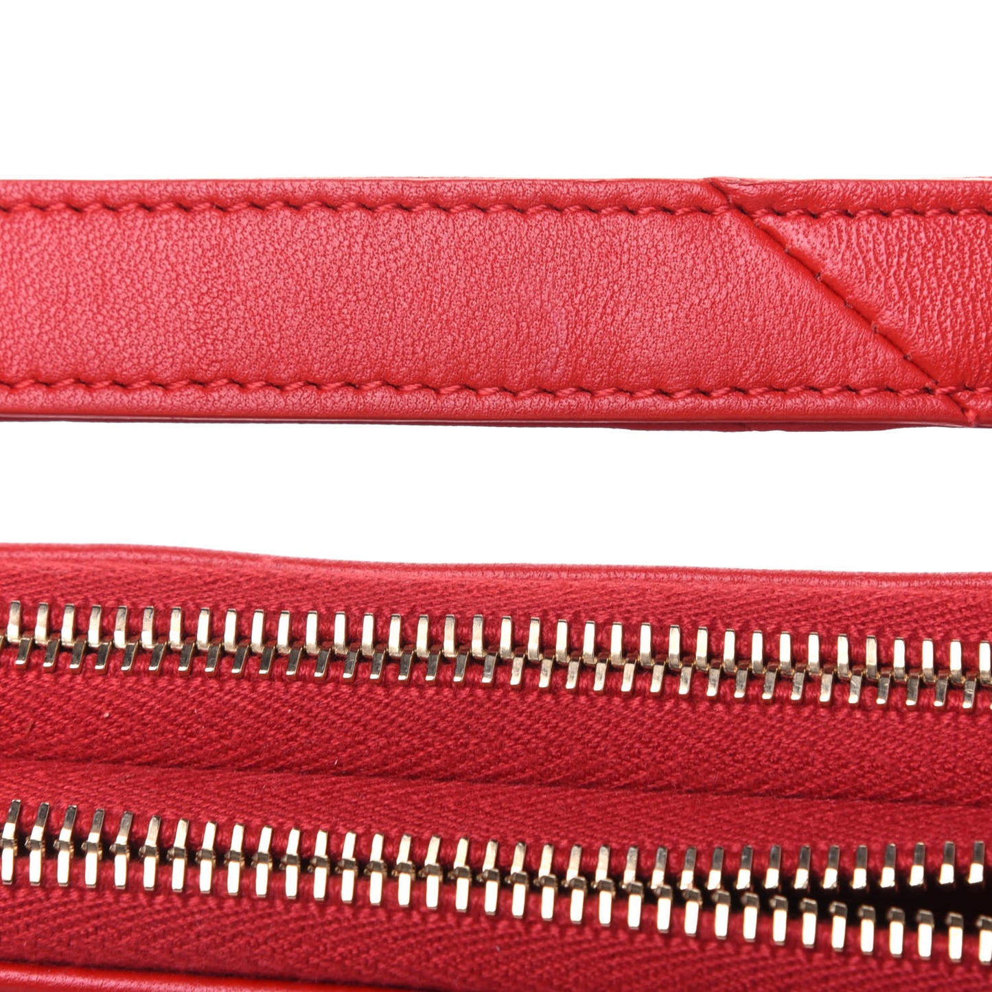 Lambskin CC Mania Waist Belt Bag Red