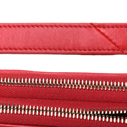 Chanel Lambskin CC Mania Waist Belt Bag Red 13 of 15