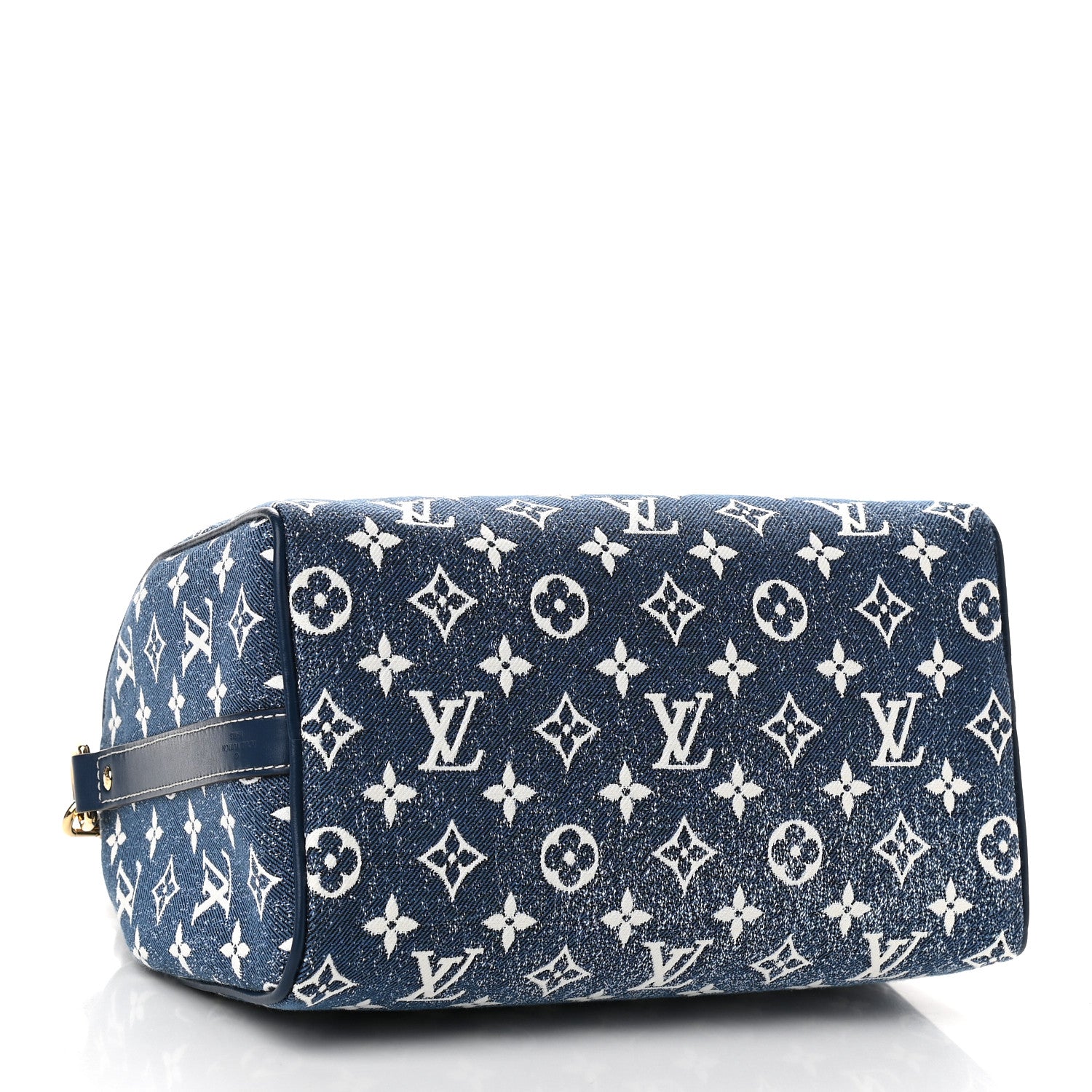 Louis Vuitton Monogram Jacquard Denim Speedy Bandouliere 25 Bleu 4 of 9