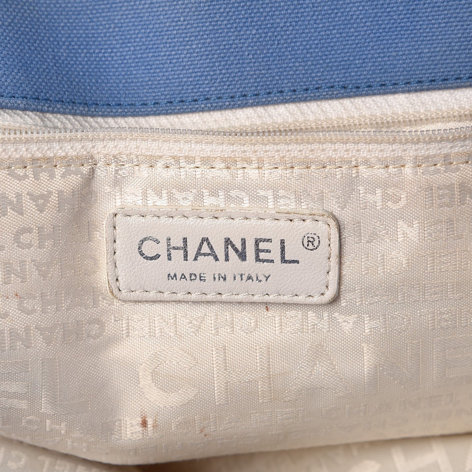 Chanel Canvas Quilted N°5 Shopping Tote Beige 6 of 24