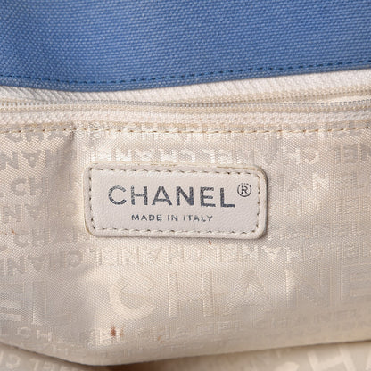 Chanel Canvas Quilted N°5 Shopping Tote Beige 6 of 24
