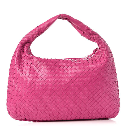 Bottega Veneta Nappa Intrecciato Medium Veneta Hobo Fuchsia 1 of 7