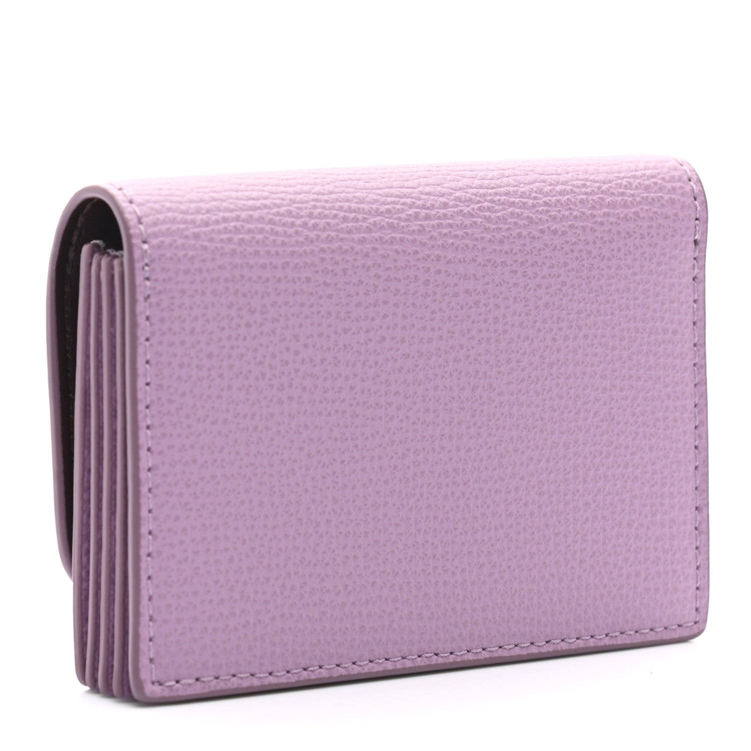 Mulberry Cross Grain Continental Card Holder Lilac 3 of 8