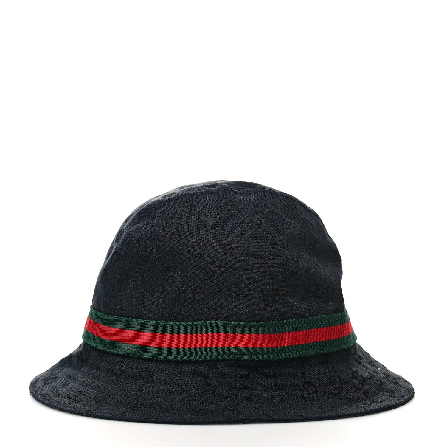 Gucci Monogram Web Bucket Hat XL Black 3 of 7