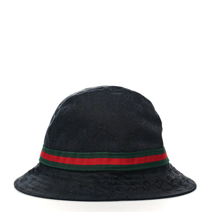Gucci Monogram Web Bucket Hat XL Black 3 of 7