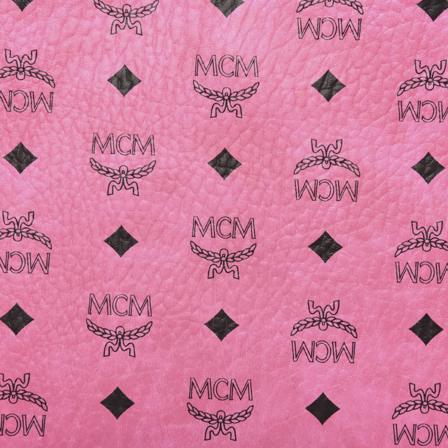 MCM Visetos Corina Shoulder Bag Pink 7 of 10