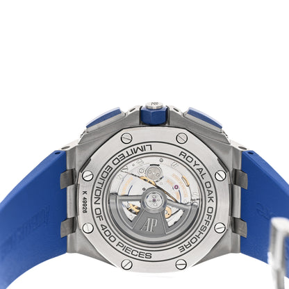 Audemars Piguet Stainless Steel Rubber 44mm Royal Oak Offshore Chronograph Automatic Watch Blue 26400SO.OO.A335CA.01 4 of 4