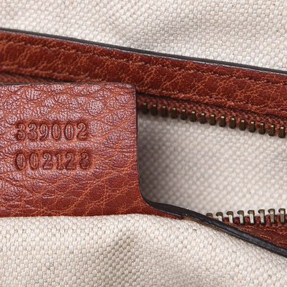 Gucci Monogram Laidback Crafty Dome Satchel Orange 7 of 12