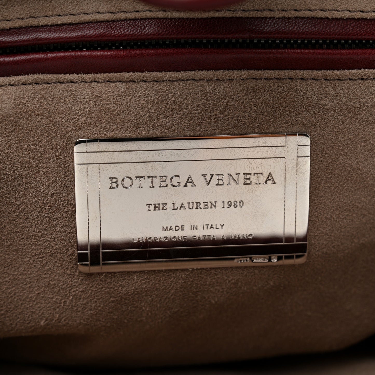 Nappa Intrecciato The Lauren 1980 Clutch Gigolo Red