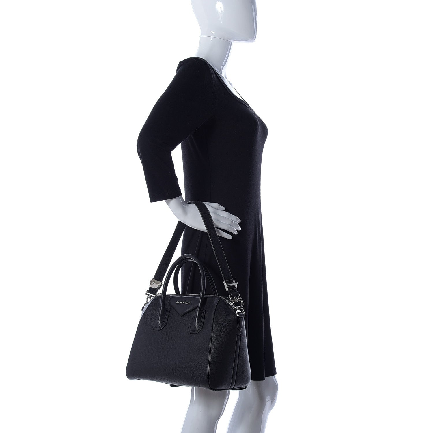 Givenchy Sugar Goatskin Small Antigona Black 2 of 10
