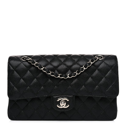 Chanel Caviar Quilted Medium Double Flap Black 1 of 12