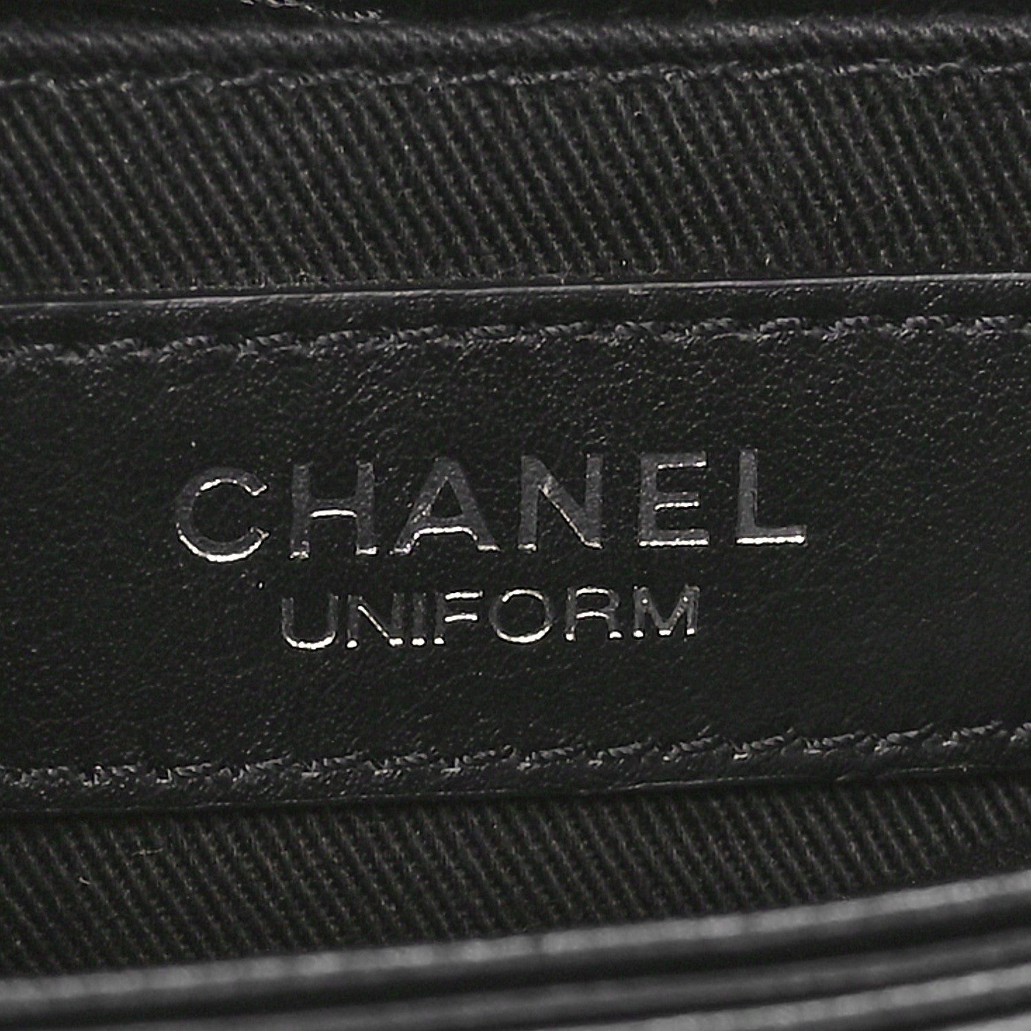 Chanel Calfskin Quilted CC Uniform Flap Belt Bag Black 6 of 11