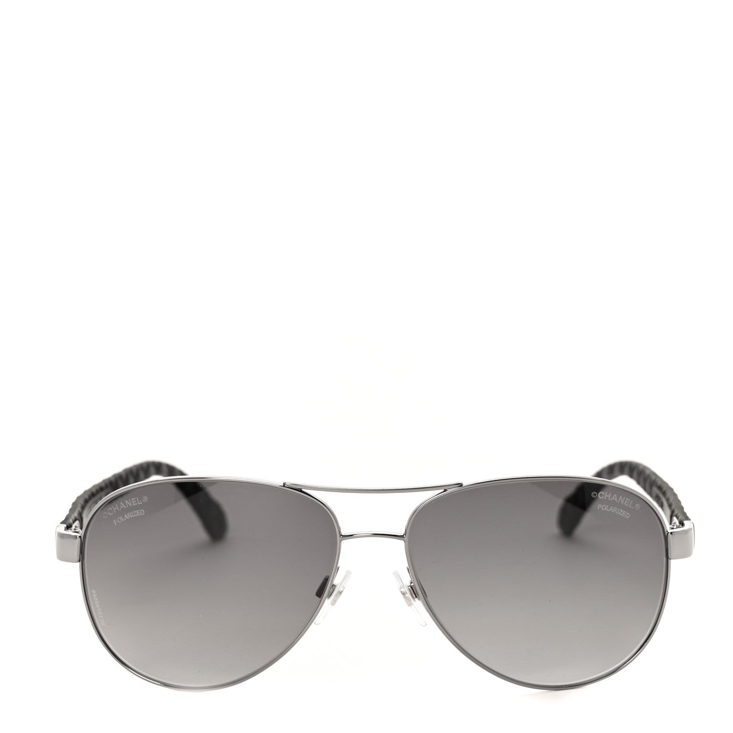 Chanel Aviator Polarized Sunglasses 4204-Q Black 2 of 7