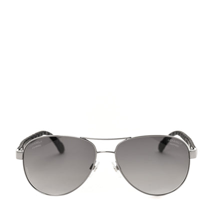 Chanel Aviator Polarized Sunglasses 4204-Q Black 2 of 7