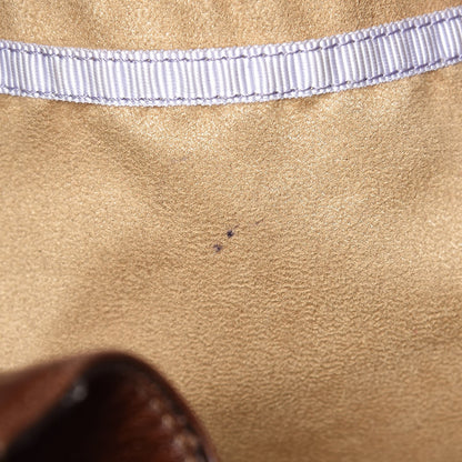 Jimmy Choo Python Calfskin Fringe Tatum Shopper Tote Brown 10 of 11