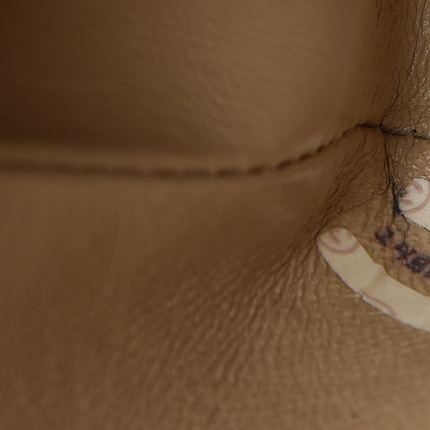 Lambskin Quilted Small Single Flap Beige