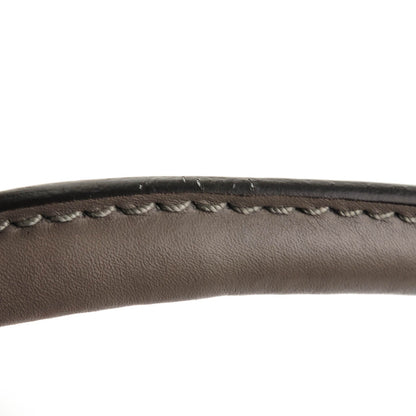 Celine Crocodile Embossed Nubuck Medium Phantom Luggage Grey 10 of 10