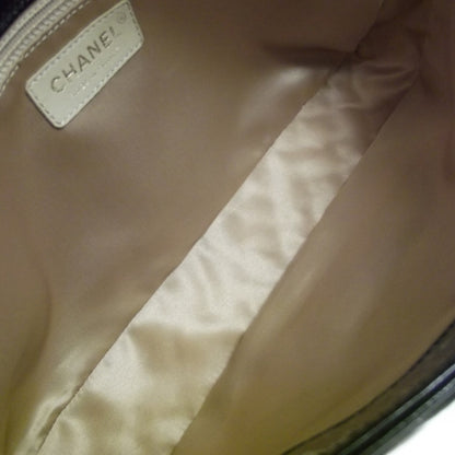 Chanel Vinyl Rock and Chain Medium Flap Black 6 of 11