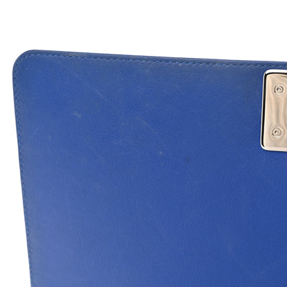 Chanel Patent Calfskin Quilted New Medium Plexiglass Boy Flap Blue 13 of 18