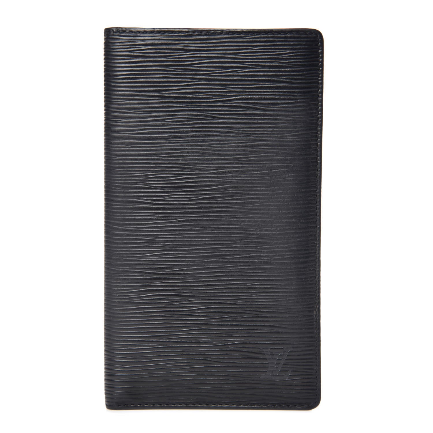 Louis Vuitton Epi Porte Chequier Cartes Credit European Checkbook Wallet Black 1 of 7