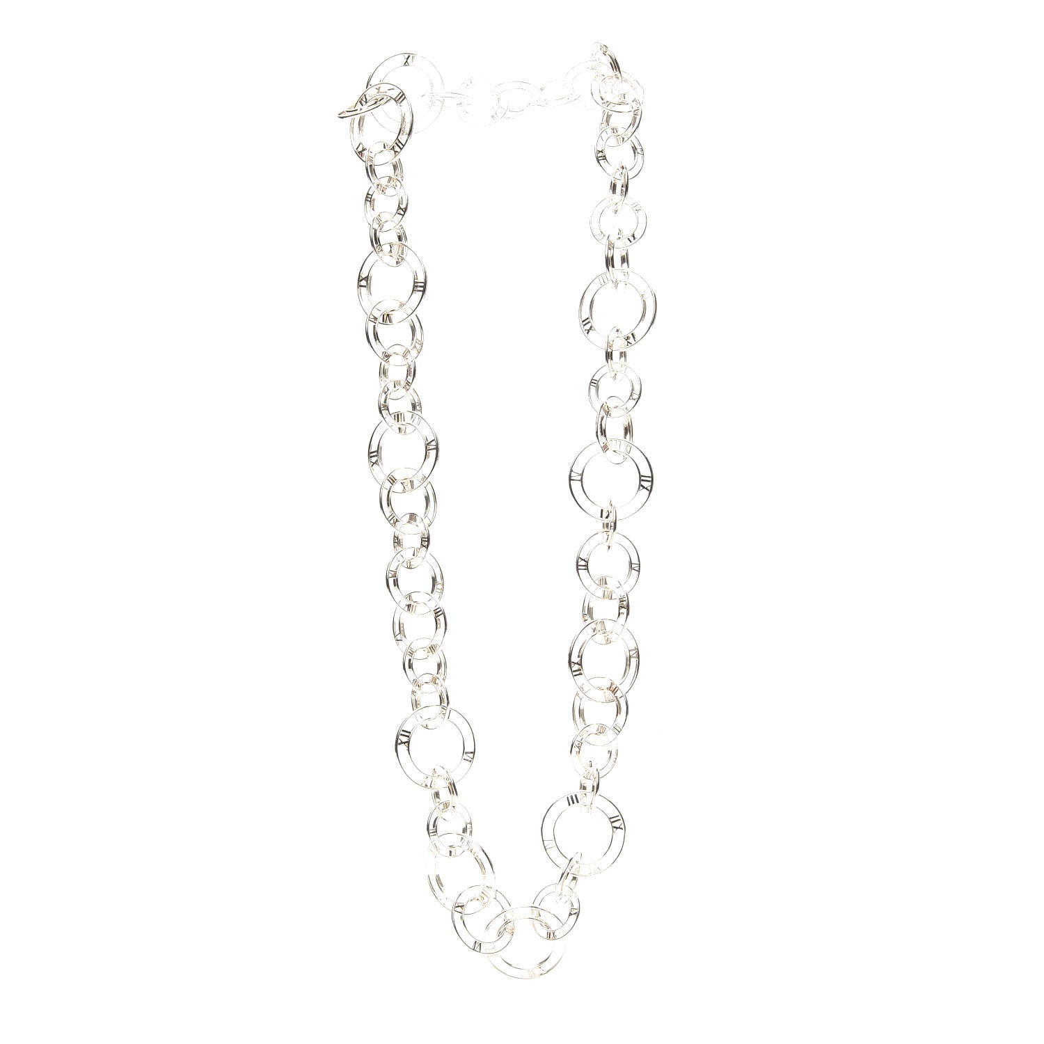 Tiffany Sterling Silver Atlas Link Necklace 3 of 5