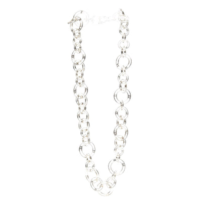 Tiffany Sterling Silver Atlas Link Necklace 3 of 5