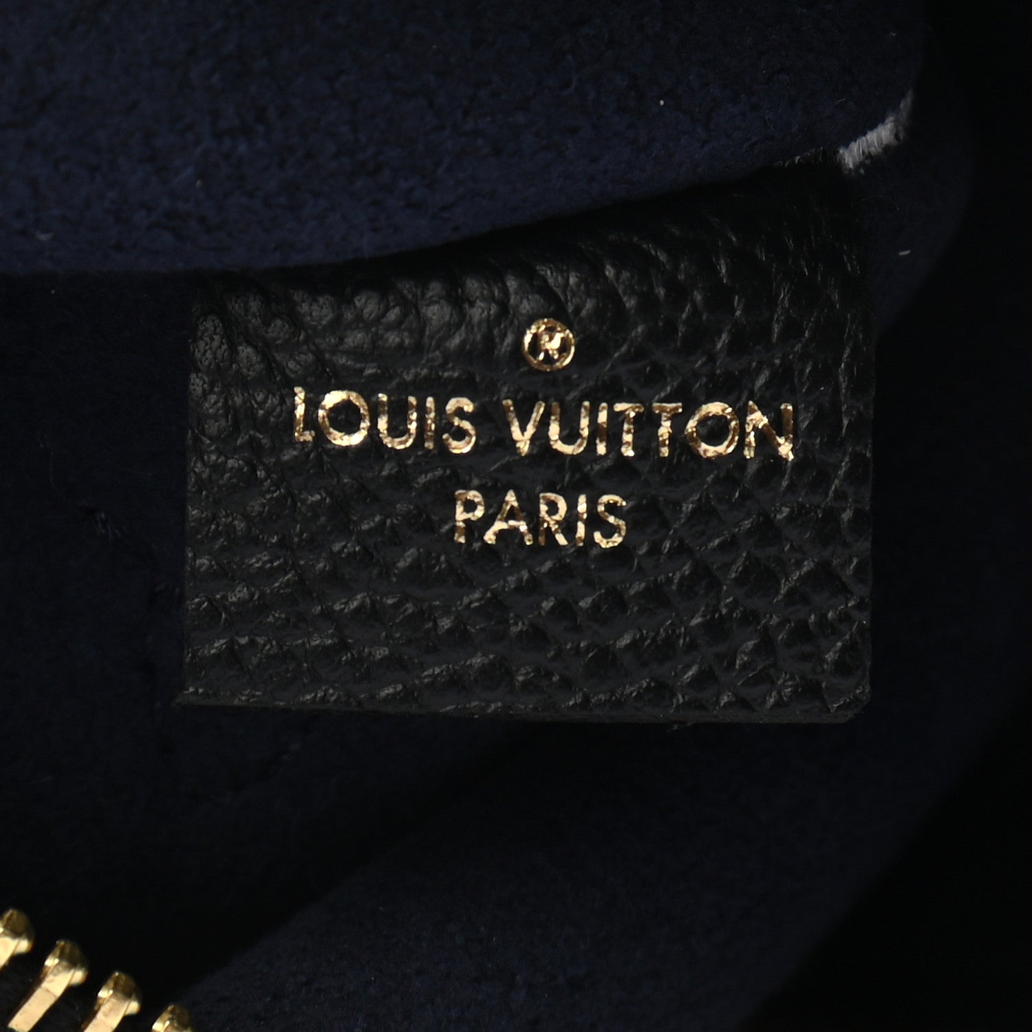 Louis Vuitton Empreinte Monogram Giant Neverfull MM Pochette Black 6 of 7
