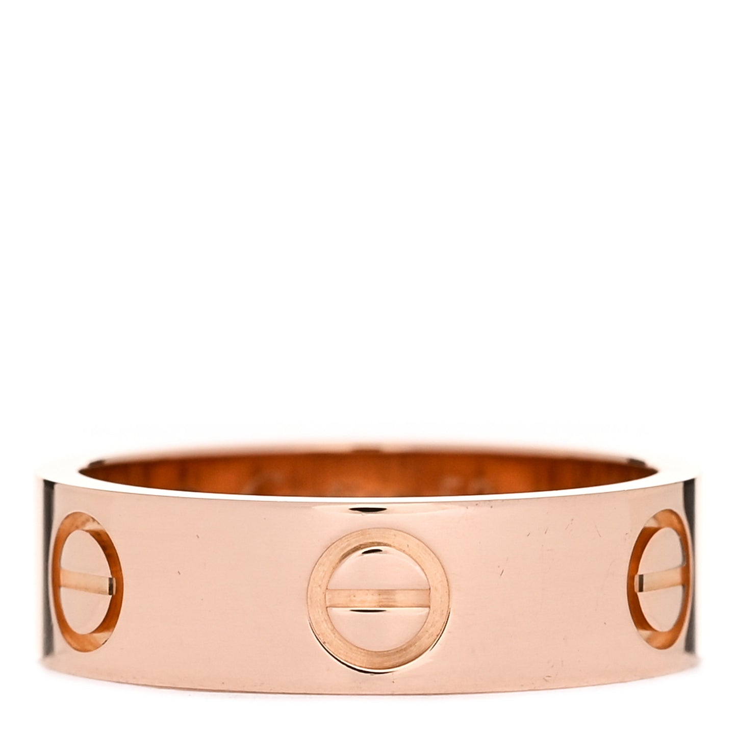 18K Pink Gold 5.5mm LOVE Ring 52 6
