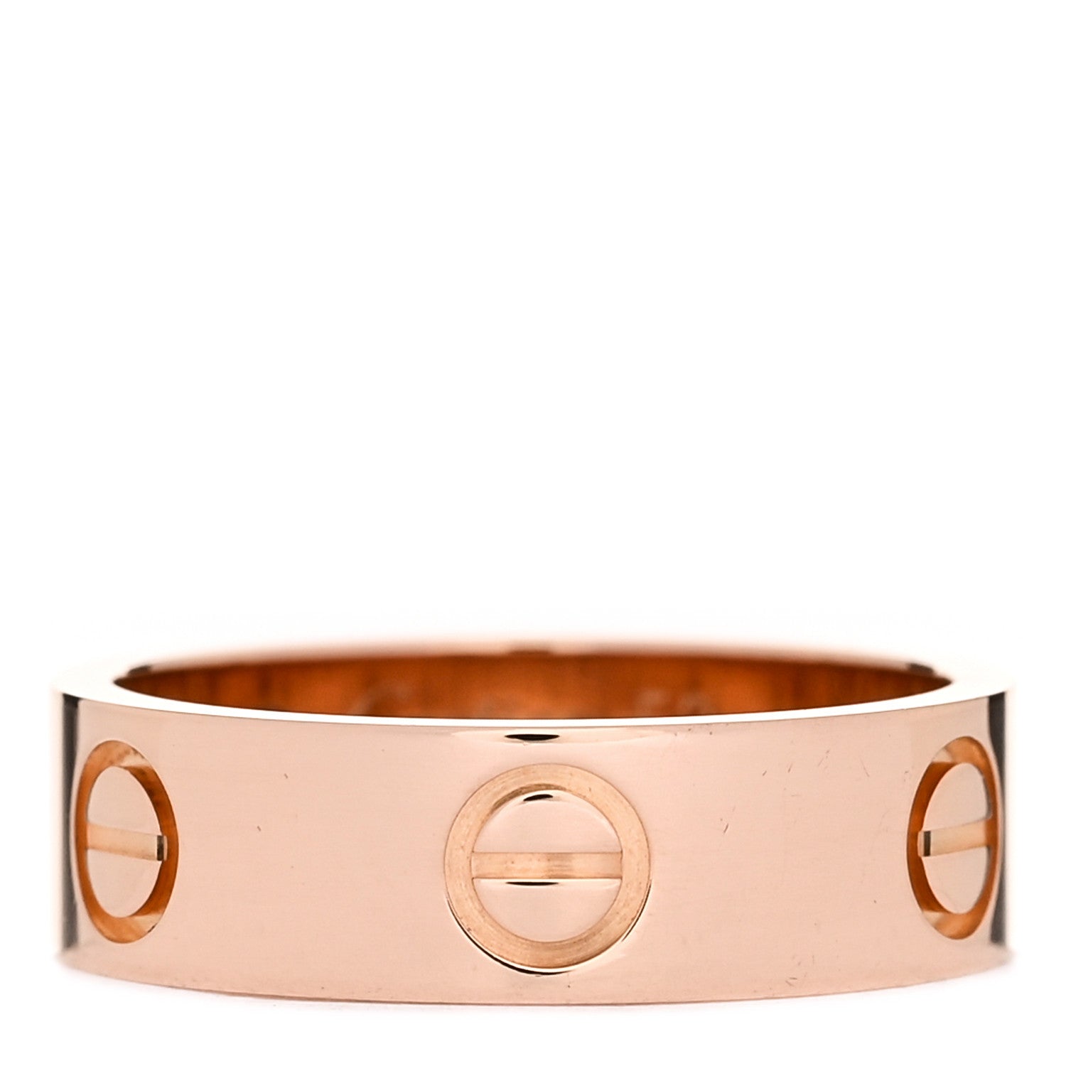 Cartier 18K Pink Gold 5.5mm LOVE Ring 52 6 1 of 5