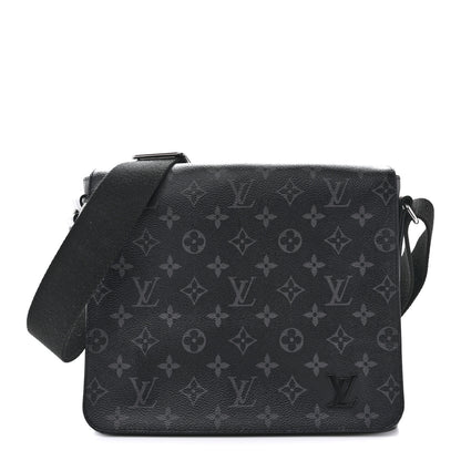 Louis Vuitton Monogram Eclipse District PM Black 1 of 12