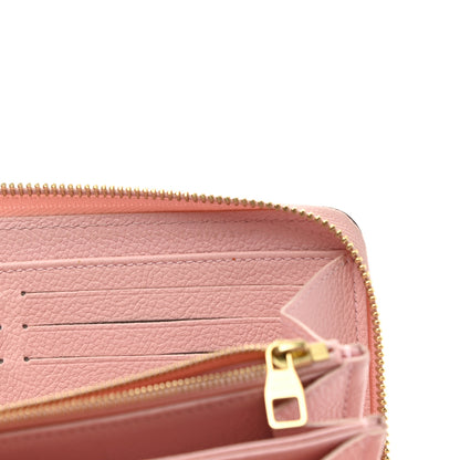 Louis Vuitton Empreinte Monogram Giant By The Pool Zippy Wallet Bouton De Rose 9 of 10
