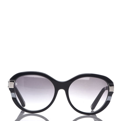 Louis Vuitton Acetate Petit Soupcon Cat Eye Sunglasses Z0489W Black 2 of 7