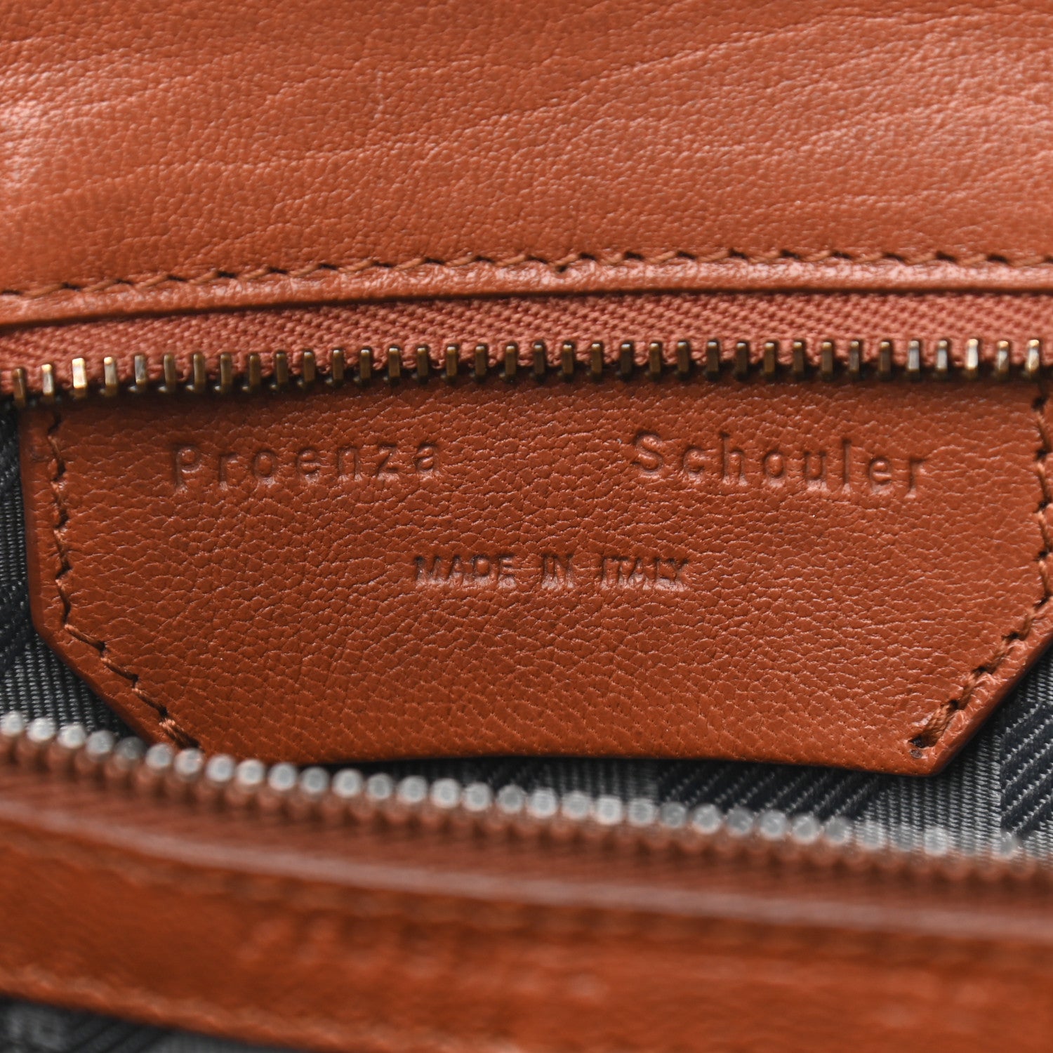 Proenza Schouler Lambskin Large PS1 Satchel Saddle 7 of 14