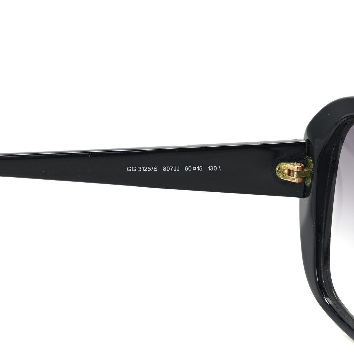 Acetate Oversize Square Frame Sunglasses GG3125S Black