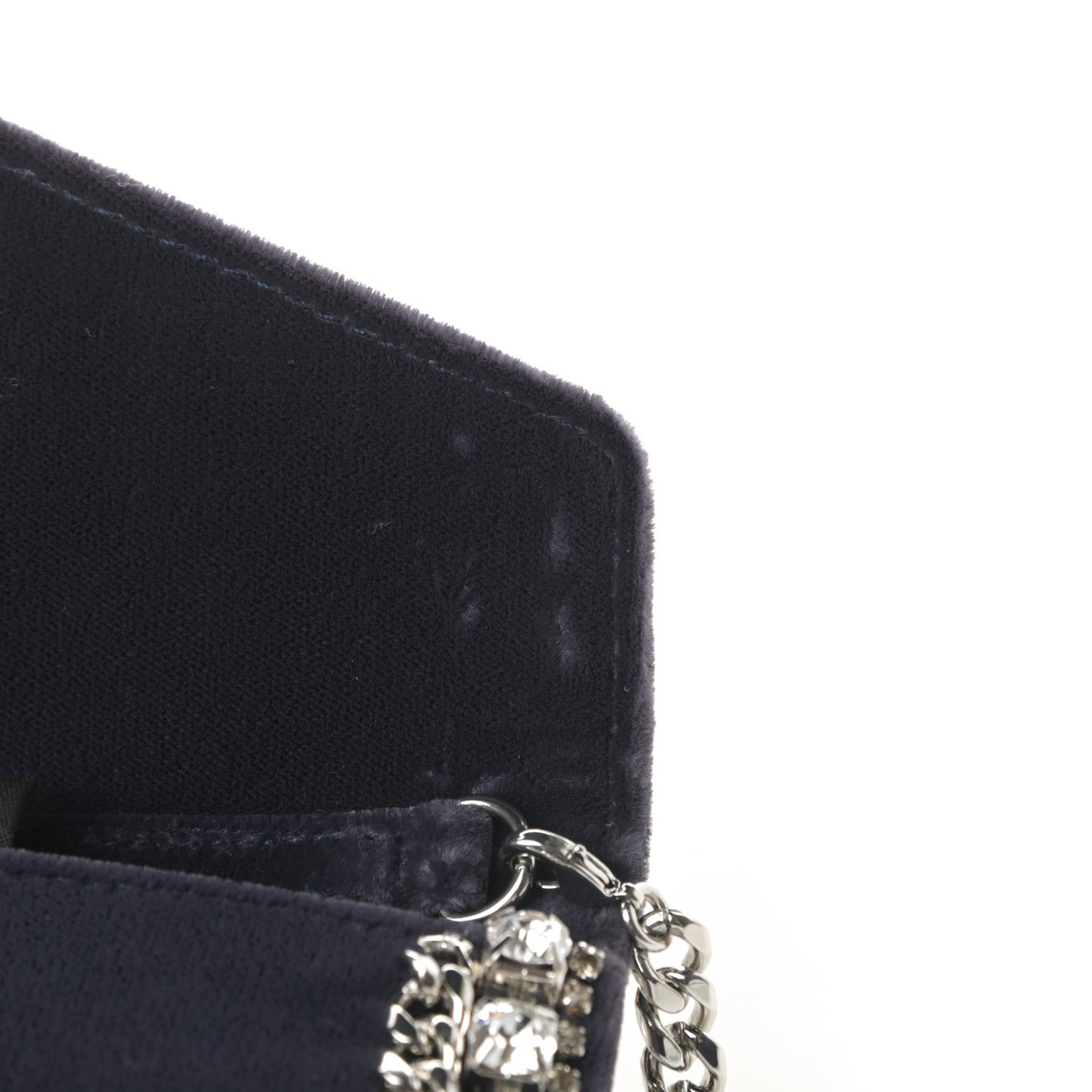 Envelope Clutch Silver Slate
