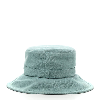 Chanel Denim Logo Bucket Hat S Light Blue 5 of 8