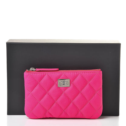 Chanel Goatskin Quilted Small Reissue Cosmetic Case Pink 8 of 8