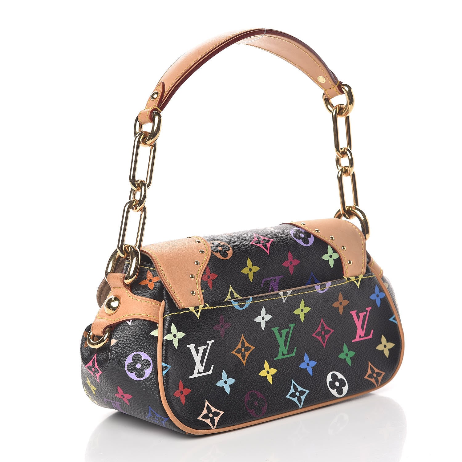 Louis Vuitton Monogram Multicolor Marilyn Black 3 of 10