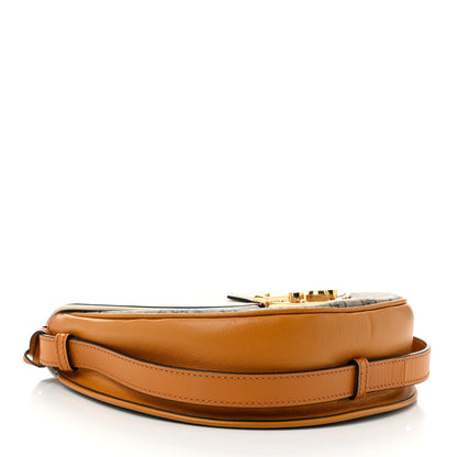Gucci GG Supreme Monogram Calfskin Small Padlock Messenger Shoulder Bag Beige Mystic White Sun Oil 4 of 12