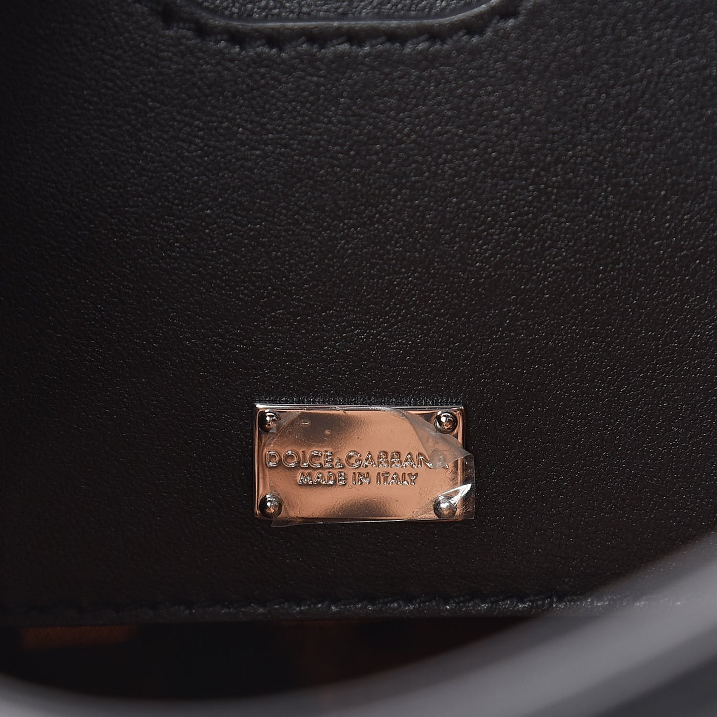 Calfskin Small Lucia Satchel Black