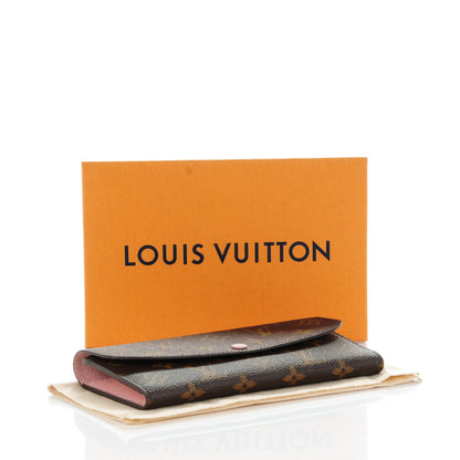 Louis Vuitton Monogram Emilie Wallet Rose Ballerine 4 of 7